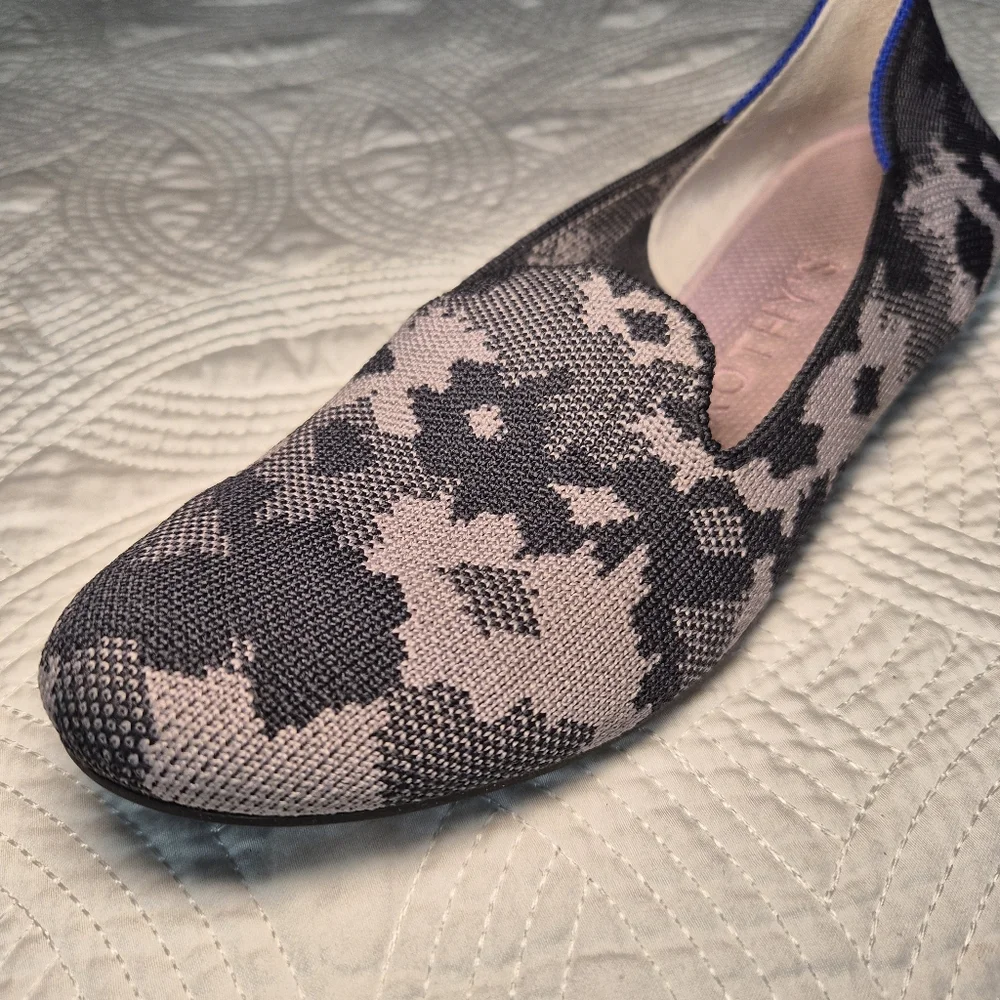 VGUC Rothy’s Botanicamo Grey Loafers Retired 7